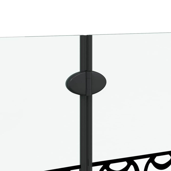 Încărcare duș Negru și transparent 130 x 130 cm sticlă securizată - WALTI WALTI
