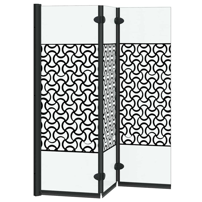 Încărcare duș Negru și transparent 130 x 130 cm sticlă securizată - WALTI WALTI