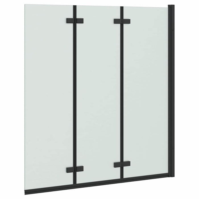 Încărcare duș Manual Negru 130 x 138 cm Sticlă ESG și aluminiu - WALTI WALTI