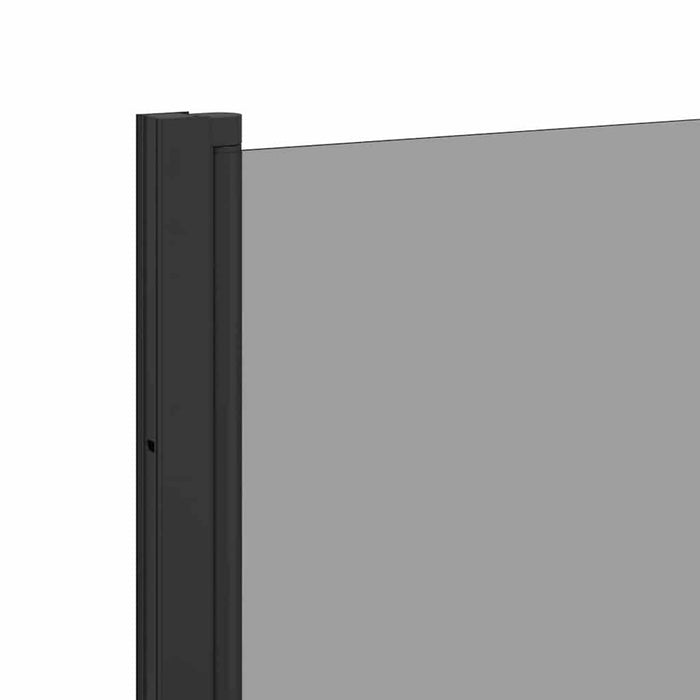 Ecran de baie pentru duș Negru 68 x 130 cm Sticlă întărită - WALTI WALTI