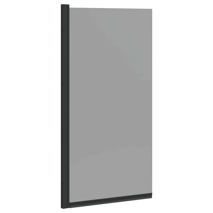 Ecran de baie pentru duș Negru 68 x 130 cm Sticlă întărită - WALTI WALTI