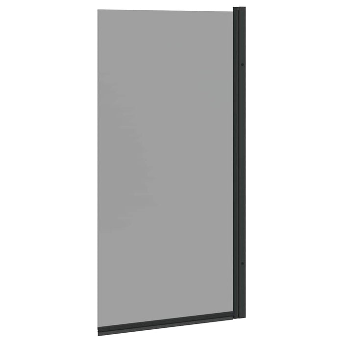 Ecran de baie pentru duș Negru 68 x 130 cm Sticlă întărită - WALTI WALTI