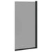 Ecran de baie pentru duș Negru 68 x 130 cm Sticlă întărită - WALTI WALTI