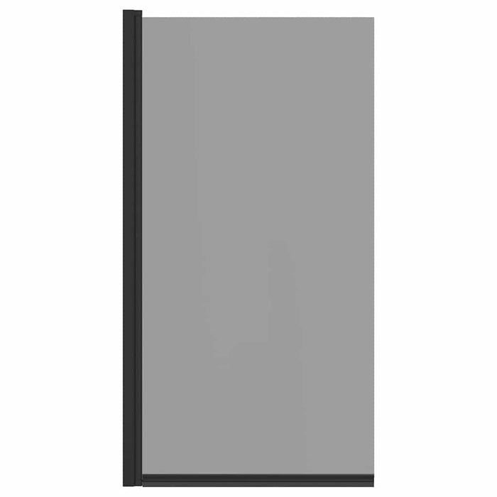 Ecran de baie pentru duș Negru 68 x 130 cm Sticlă întărită - WALTI WALTI