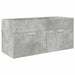 Dulap de chiuvetă cu depozitare Gri din beton Lemn compozit - WALTI WALTI