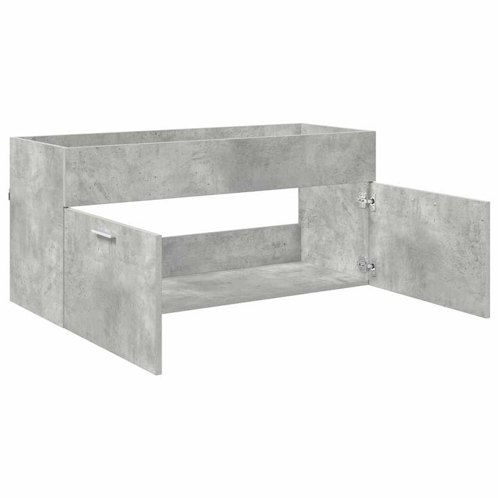 Dulap de chiuvetă cu depozitare Gri din beton Lemn compozit - WALTI WALTI