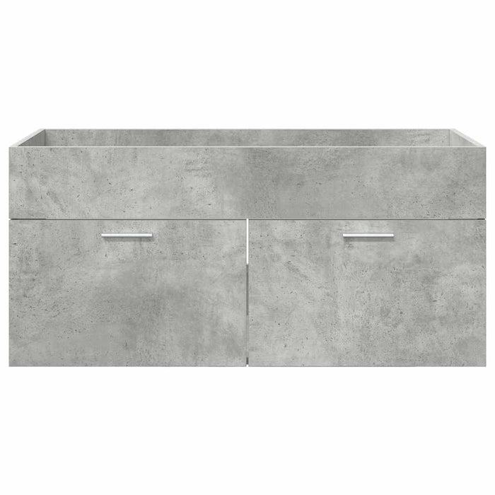 Dulap de chiuvetă cu depozitare Gri din beton Lemn compozit - WALTI WALTI