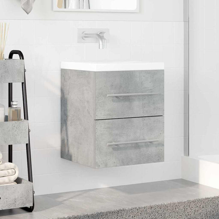 Dulap de chiuvetă Gri din beton 38,5 x 41 x 48 cm Lemn compozit - WALTI WALTI