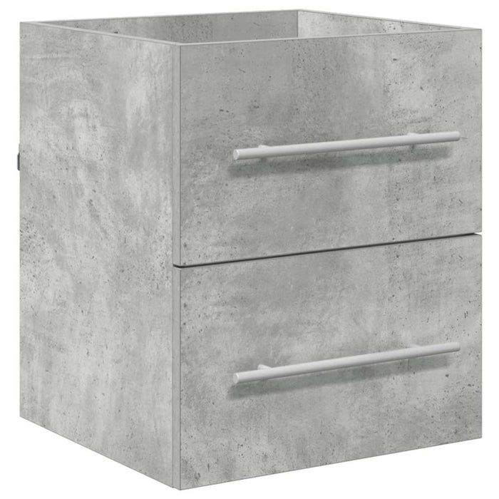 Dulap de chiuvetă Gri din beton 38,5 x 41 x 48 cm Lemn compozit - WALTI WALTI