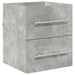 Dulap de chiuvetă Gri din beton 38,5 x 41 x 48 cm Lemn compozit - WALTI WALTI