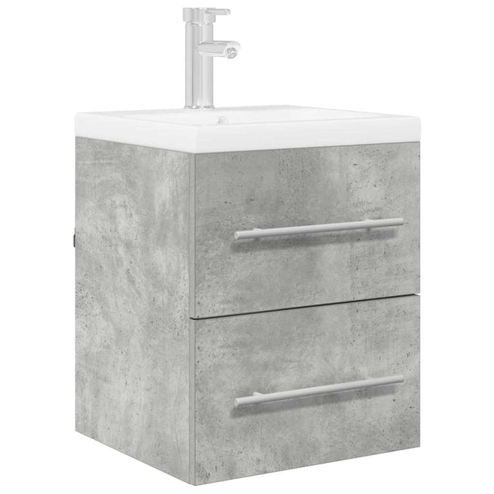 Dulap de chiuvetă Gri din beton 38,5 x 41 x 48 cm Lemn compozit - WALTI WALTI