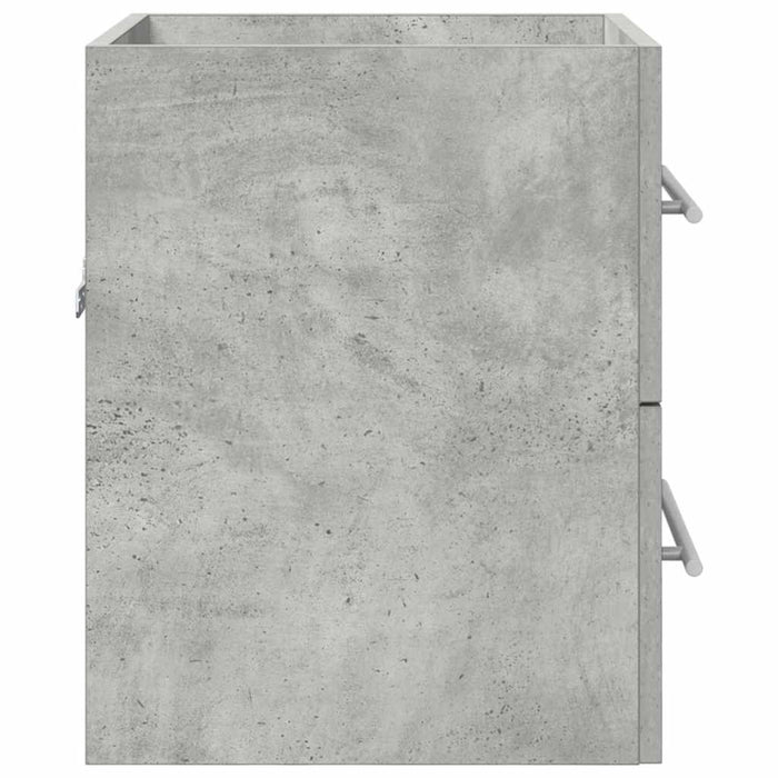 Dulap de chiuvetă Gri din beton 38,5 x 41 x 48 cm Lemn compozit - WALTI WALTI
