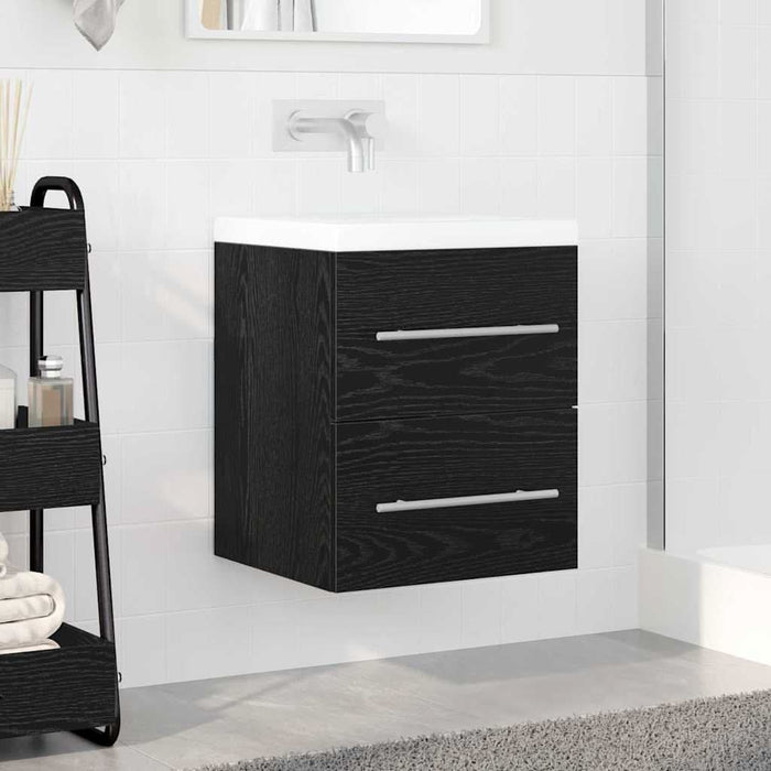 Dulap de chiuvetă Stejar Negru 38,5 x 41 x 48 cm Lemn compozit - WALTI WALTI