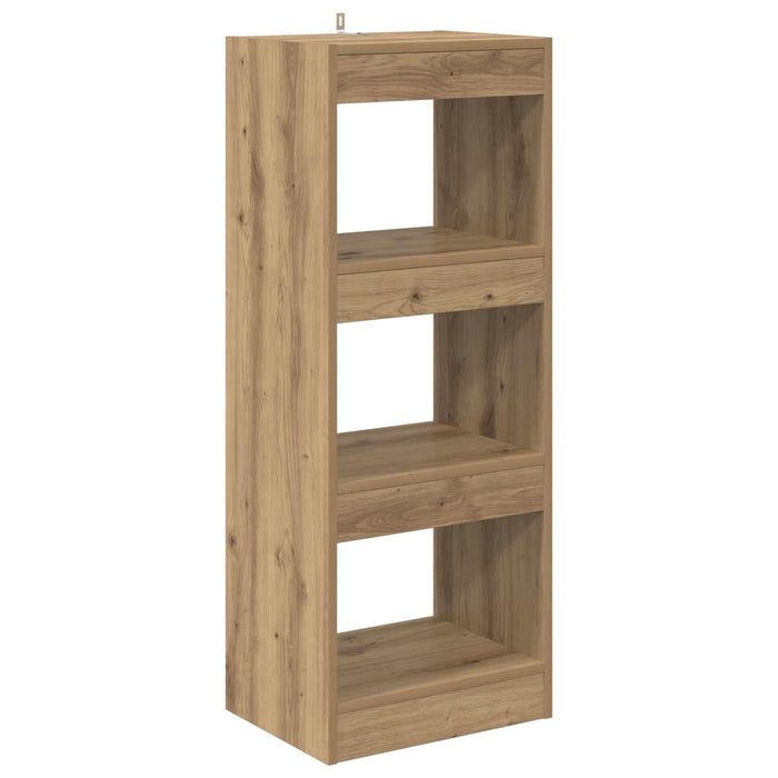 Dulap pentru cărți stejar artizanal 37 x 30 x 103 cm - WALTI WALTI