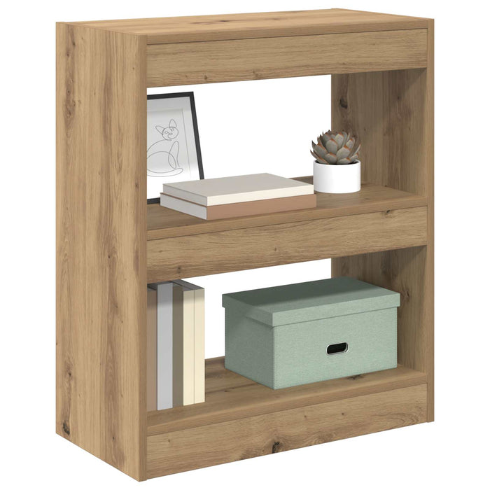 Dulap pentru cărți 2 niveluri 60 x 30 x 72 cm Lemn compozit - WALTI WALTI