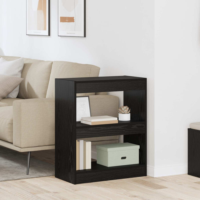 Dulap pentru cărți Stejar Negru 60 x 30 x 72 cm Lemn compozit - WALTI WALTI