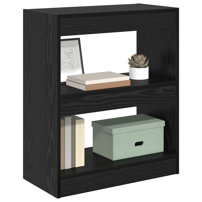 Dulap pentru cărți Stejar Negru 60 x 30 x 72 cm Lemn compozit - WALTI WALTI