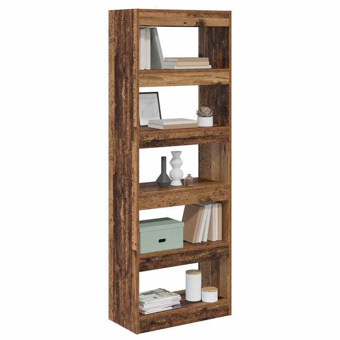 Dulap pentru cărți Lemn vechi 60 x 30 x 166 cm Lemn compozit - WALTI WALTI