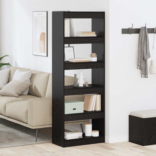Dulap pentru cărți Stejar negru 60 x 30 x 166 cm Lemn compozit - WALTI WALTI