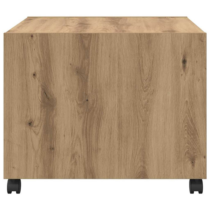Masă de cafea Stejar Artizanal 55 x 55 x 45cm Lemn compozit - WALTI WALTI