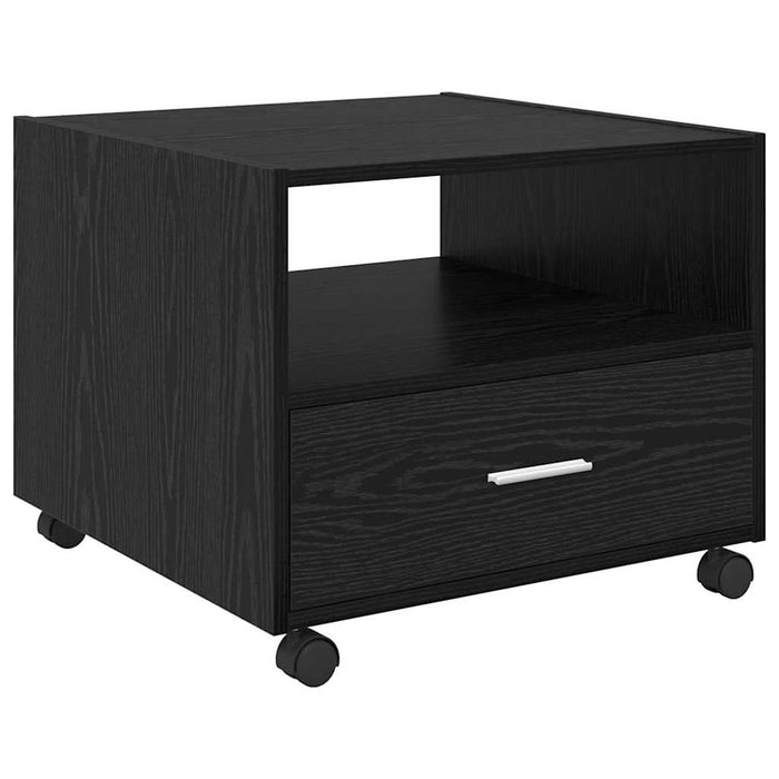 Masă de cafea Stejar Negru 55 x 55 x 45cm Lemn compozit - WALTI WALTI