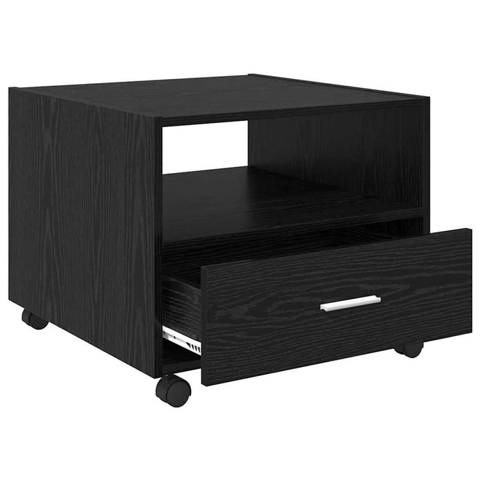 Masă de cafea Stejar Negru 55 x 55 x 45cm Lemn compozit - WALTI WALTI