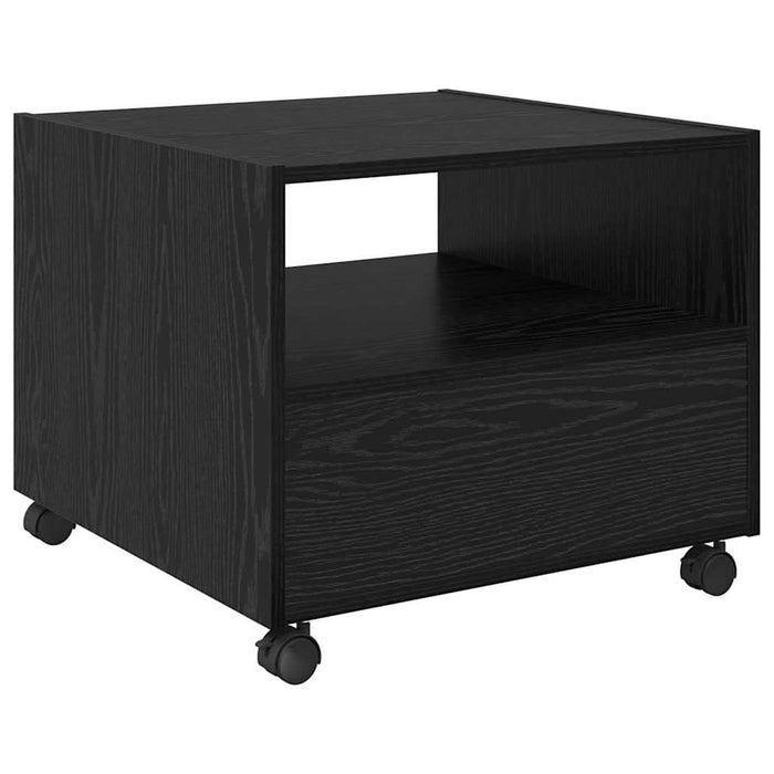 Masă de cafea Stejar Negru 55 x 55 x 45cm Lemn compozit - WALTI WALTI