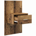 Dulap de noapte 2 pcs Lemn vechi 50 x 32,5 x 80cm Lemn compozit - WALTI WALTI