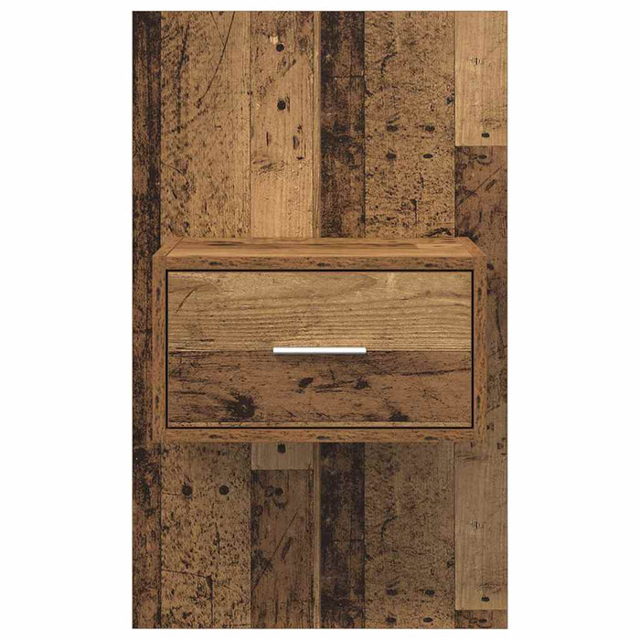 Dulap de noapte 2 pcs Lemn vechi 50 x 32,5 x 80cm Lemn compozit - WALTI WALTI
