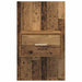 Dulap de noapte 2 pcs Lemn vechi 50 x 32,5 x 80cm Lemn compozit - WALTI WALTI