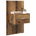 Dulap de noapte 2 pcs Lemn vechi 50 x 32,5 x 80cm Lemn compozit - WALTI WALTI