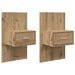 Dulap de noapte 2 pcs Stejar Artizanal 50 x 32,5 x 80cm - WALTI WALTI