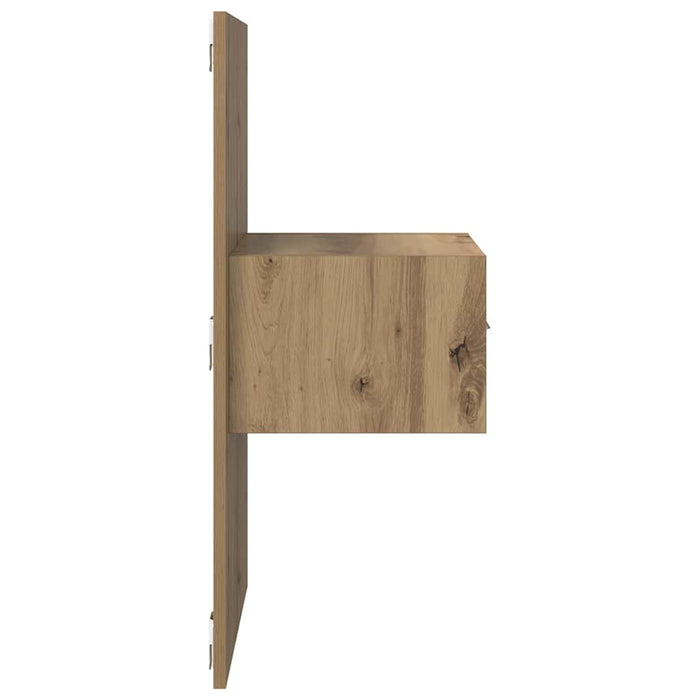 Dulap de noapte 2 pcs Stejar Artizanal 50 x 32,5 x 80cm - WALTI WALTI