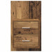 Noptieră suspendată 2 pcs Lemn Vechi 48,5 x 32,5 x 80 cm - WALTI WALTI