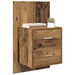 Noptieră suspendată 2 pcs Lemn Vechi 48,5 x 32,5 x 80 cm - WALTI WALTI