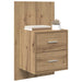 Noptieră suspendată 2 pcs Stejar Artizanal 48,5 x 32,5 x 80 cm - WALTI WALTI