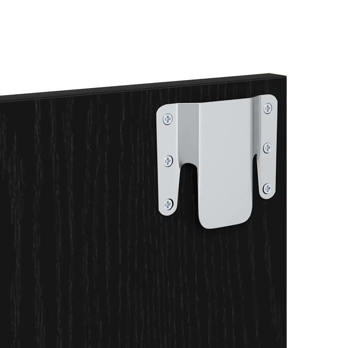 Noptieră suspendată 2 pcs Stejar Negru 48,5 x 32,5 x 80 cm - WALTI WALTI