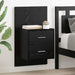 Noptieră suspendată 2 pcs Stejar Negru 48,5 x 32,5 x 80 cm - WALTI WALTI