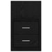 Noptieră suspendată 2 pcs Stejar Negru 48,5 x 32,5 x 80 cm - WALTI WALTI