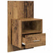 Dulap de noapte 2 pcs Lemn vechi 50 x 32.5 x 80cm Lemn compozit - WALTI WALTI
