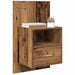 Dulap de noapte 2 pcs Lemn vechi 50 x 32.5 x 80cm Lemn compozit - WALTI WALTI