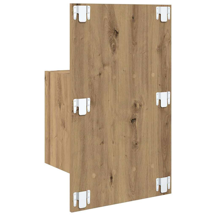 Dulap de noapte 2 buc. Stejar Artizanal 50 x 32.5 x 80cm WALTI