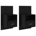 Dulap de noapte cu sertar 2 pcs Stejar Negru 50 x 32.5 x 80cm - WALTI WALTI