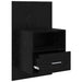Dulap de noapte cu sertar 2 pcs Stejar Negru 50 x 32.5 x 80cm - WALTI WALTI