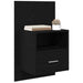 Dulap de noapte cu sertar 2 pcs Stejar Negru 50 x 32.5 x 80cm - WALTI WALTI