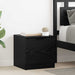Dulap de pat 2 pcs Stejar Negru 40 x 39 x 40cm Lemn compozit - WALTI WALTI