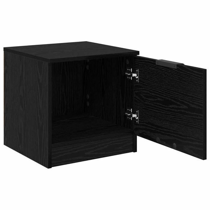 Dulap de pat 2 pcs Stejar Negru 40 x 39 x 40cm Lemn compozit - WALTI WALTI