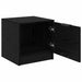 Dulap de pat 2 pcs Stejar Negru 40 x 39 x 40cm Lemn compozit - WALTI WALTI
