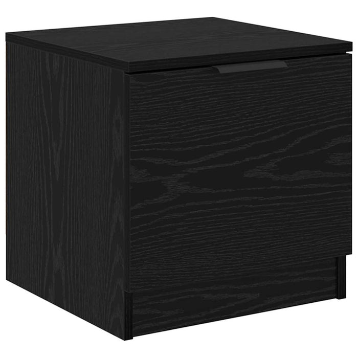 Dulap de pat 2 pcs Stejar Negru 40 x 39 x 40cm Lemn compozit - WALTI WALTI