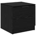 Dulap de pat 2 pcs Stejar Negru 40 x 39 x 40cm Lemn compozit - WALTI WALTI